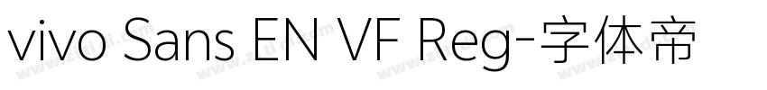 vivo Sans EN VF Reg字体转换